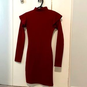 Brand New Missguided Burgundy dress.